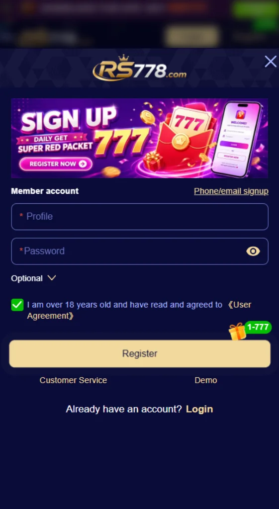 Download RS778 Game